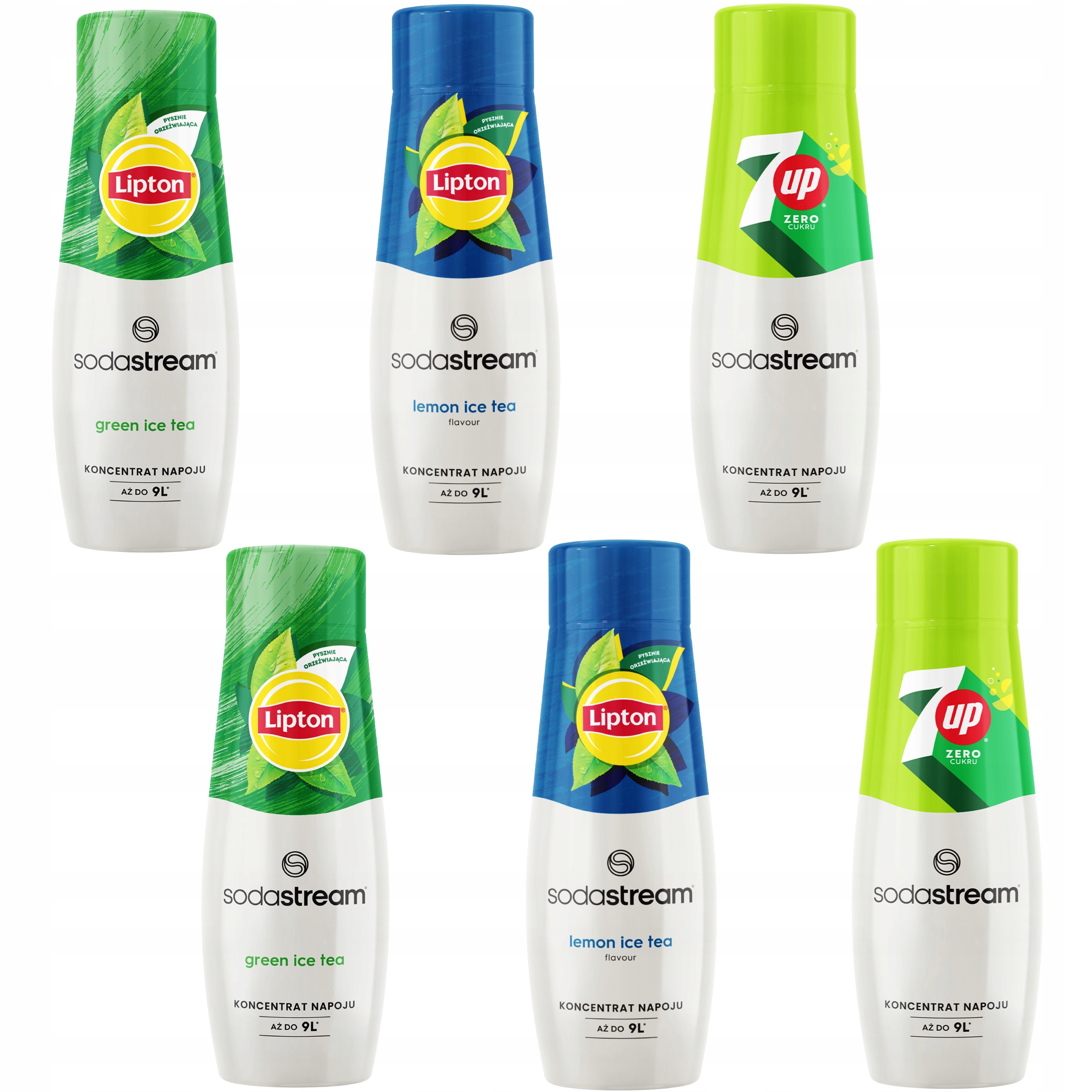 Levně Tři různé příchutě sirupů do saturátoru Sodastream