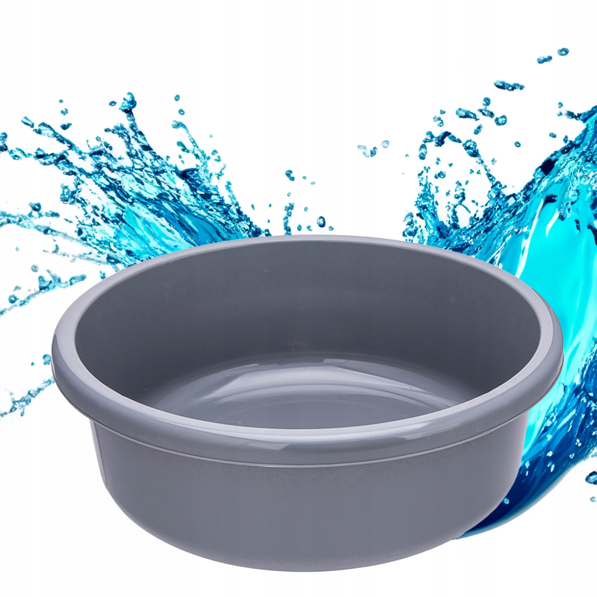 Plastikowa miska miednica na zmywanie pranie Altom Design 9 l szara