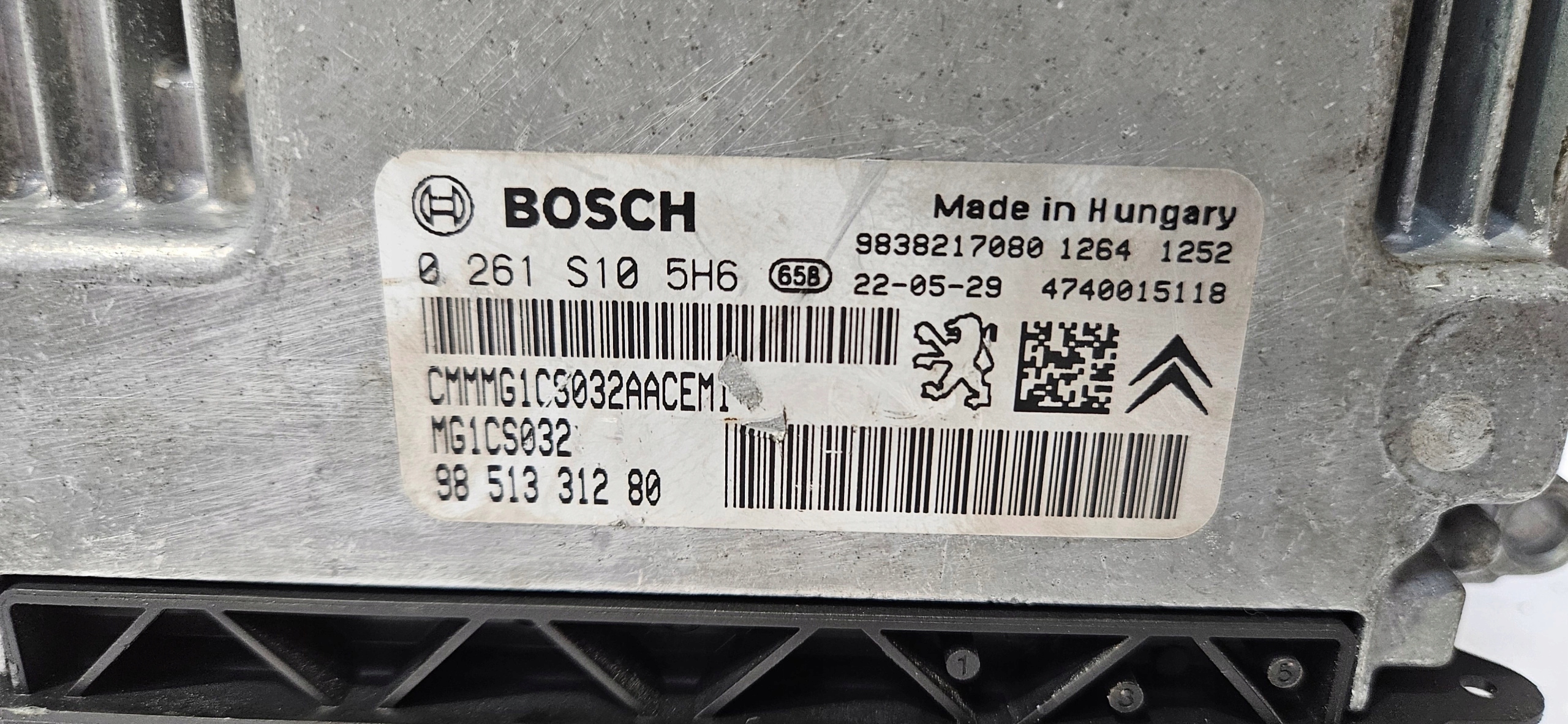 computer Motore ECU PEUGEOT CITROEN GM 9851331280