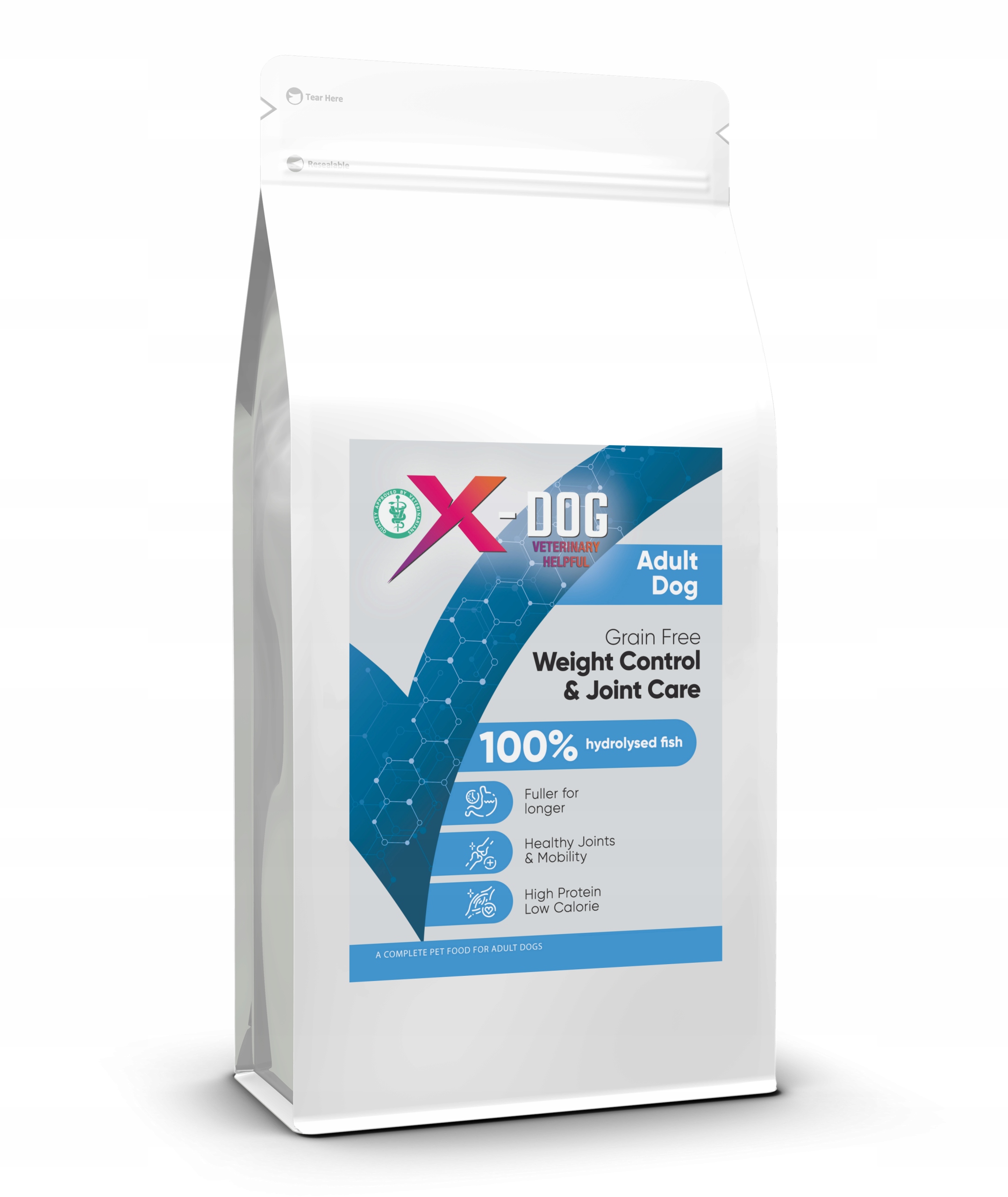 Veterinary Helpful Adult Dog Weight Control & Joint Care 1,5KG X-dog