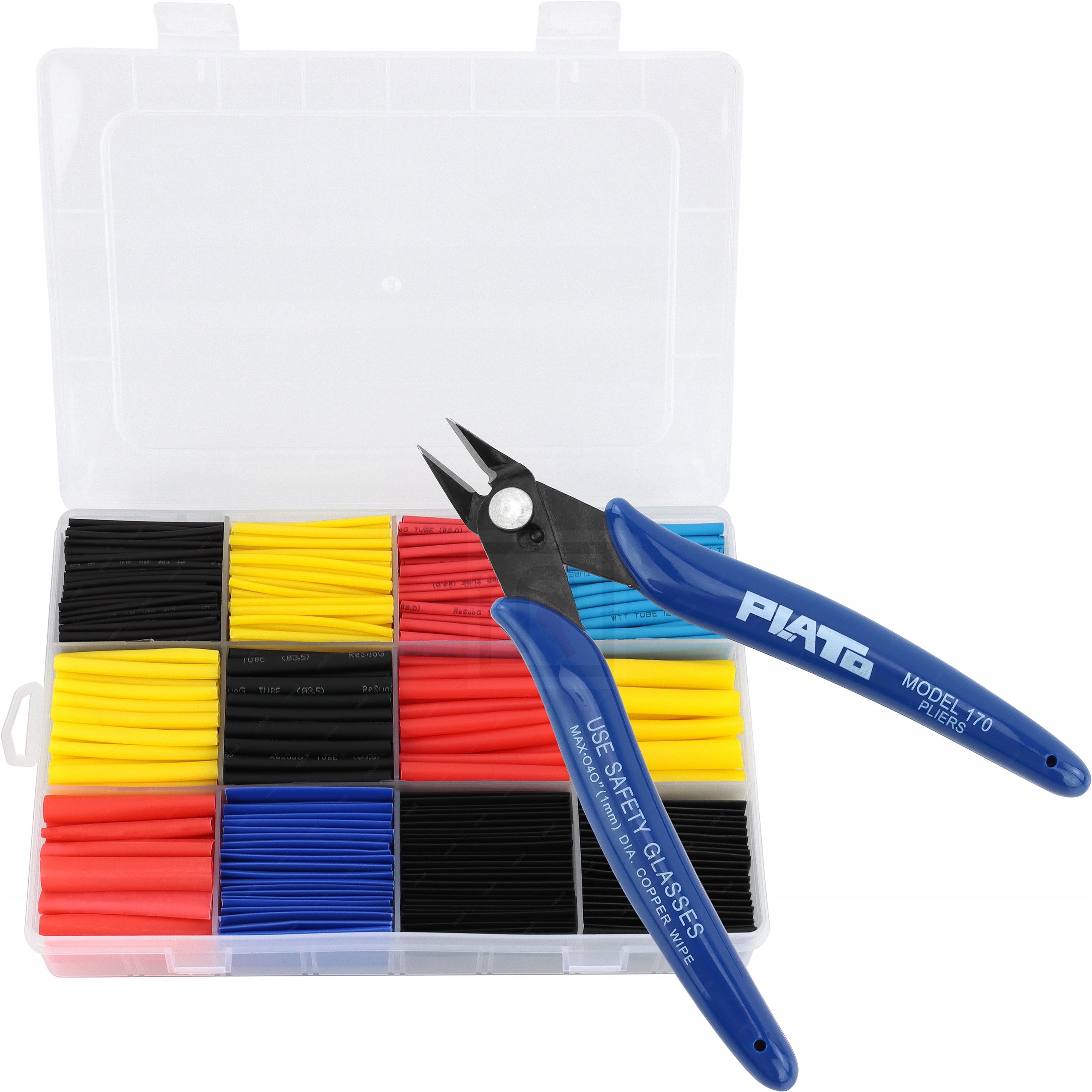 780ШТ термоусадочная трубка комплект + плоскогубцы