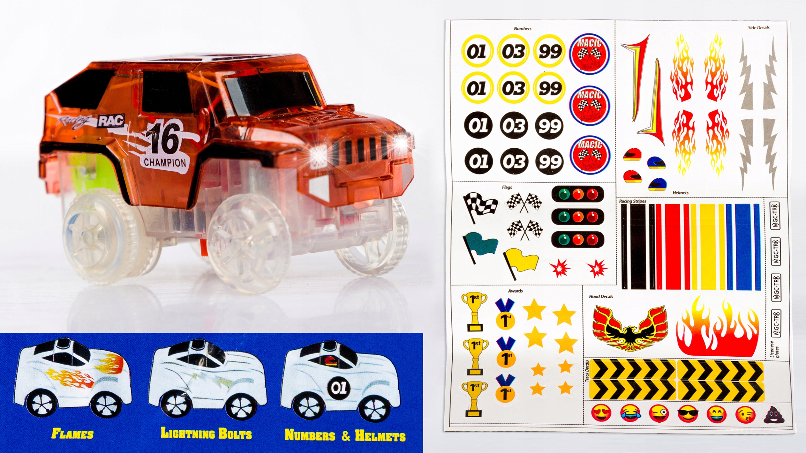 TOR SAMOCHODOWY GLOW TRACKS ŚWIECĄCY AUTO Marka Kinderplay