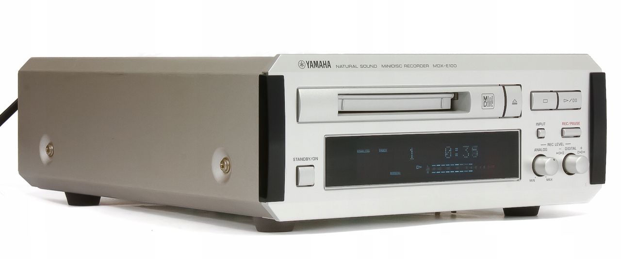 YAMAHA MDX-E100 ヤマハ MDレコーダー MDデッキ Odtwarzacz MiniDisc Yamaha MDX-E100 srebrny • Cena, Opinie