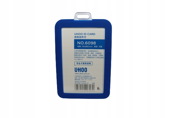 

Etui Holder na kartę Smycz 54x85 Rfid 70x110 Blue