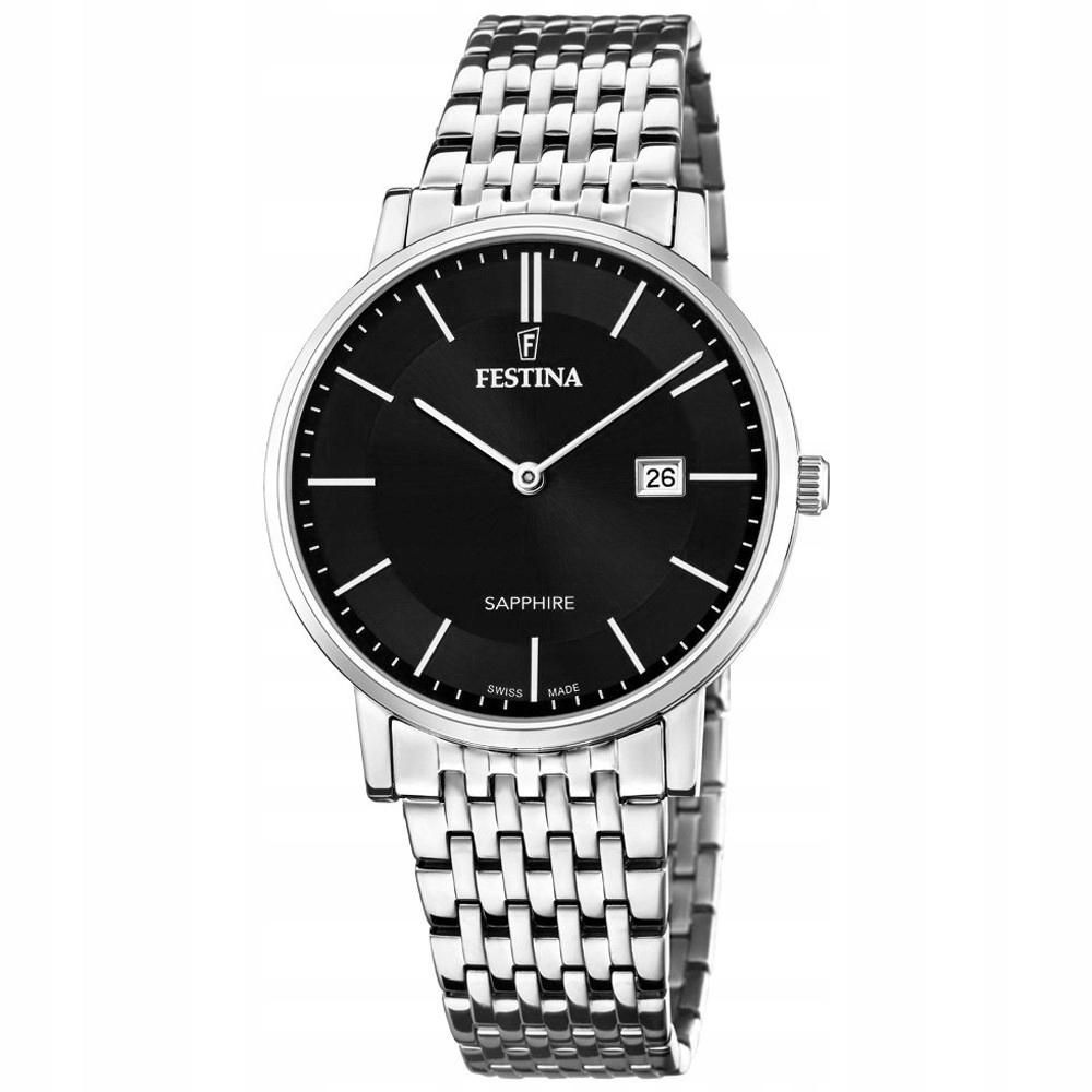 Pánské Hodinky Festina F20018-3 stříbrný náramek
