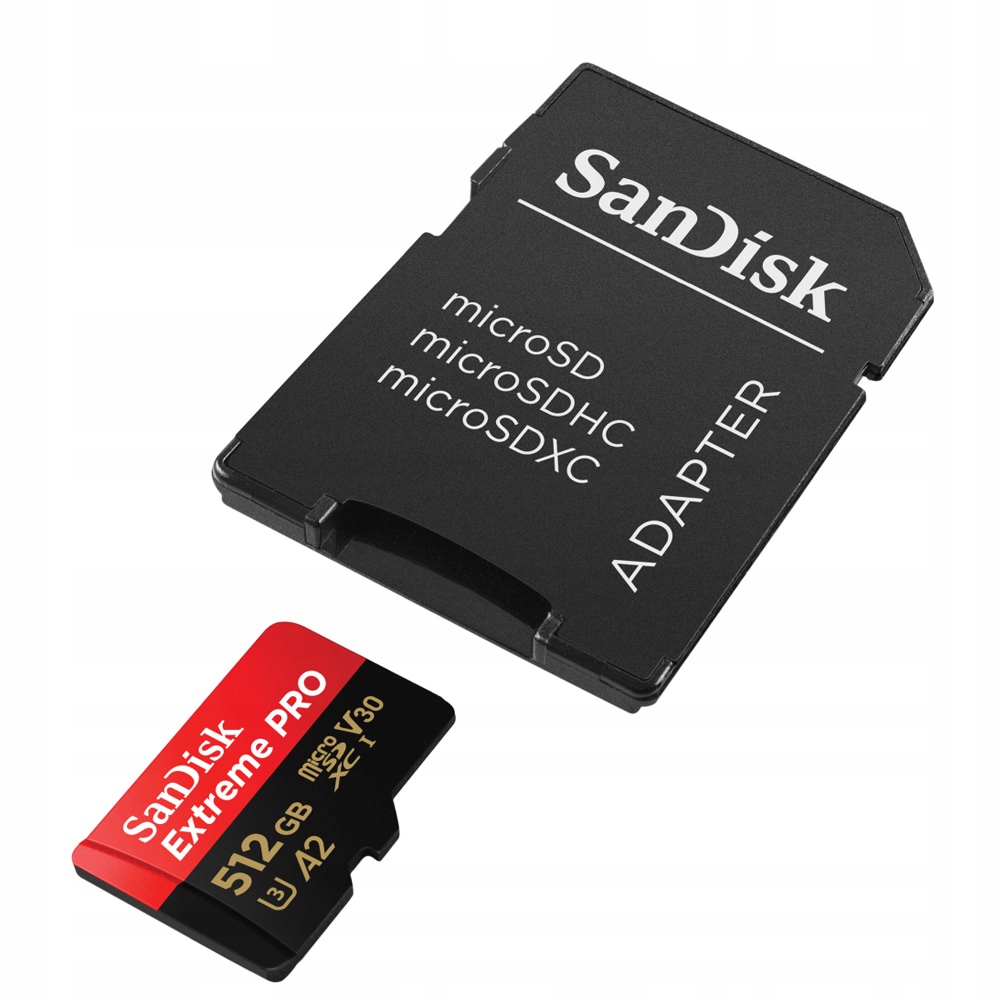 Karta Sandisk microSDXC Extreme Pro 512GB 200MB/s Pojemność karty 512 GB