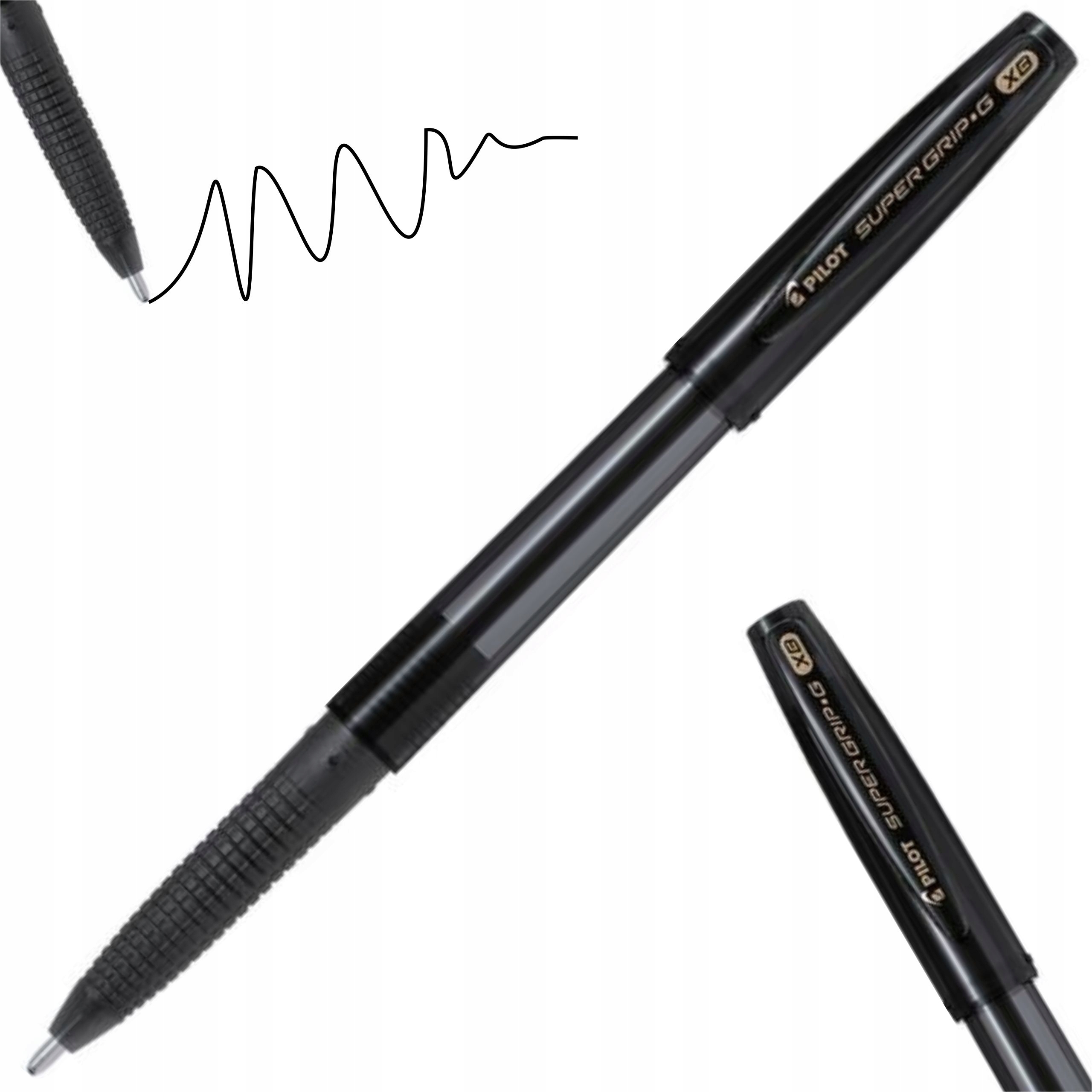 

Długopis ze skuwką Pilot 1,6mm Xb czarny