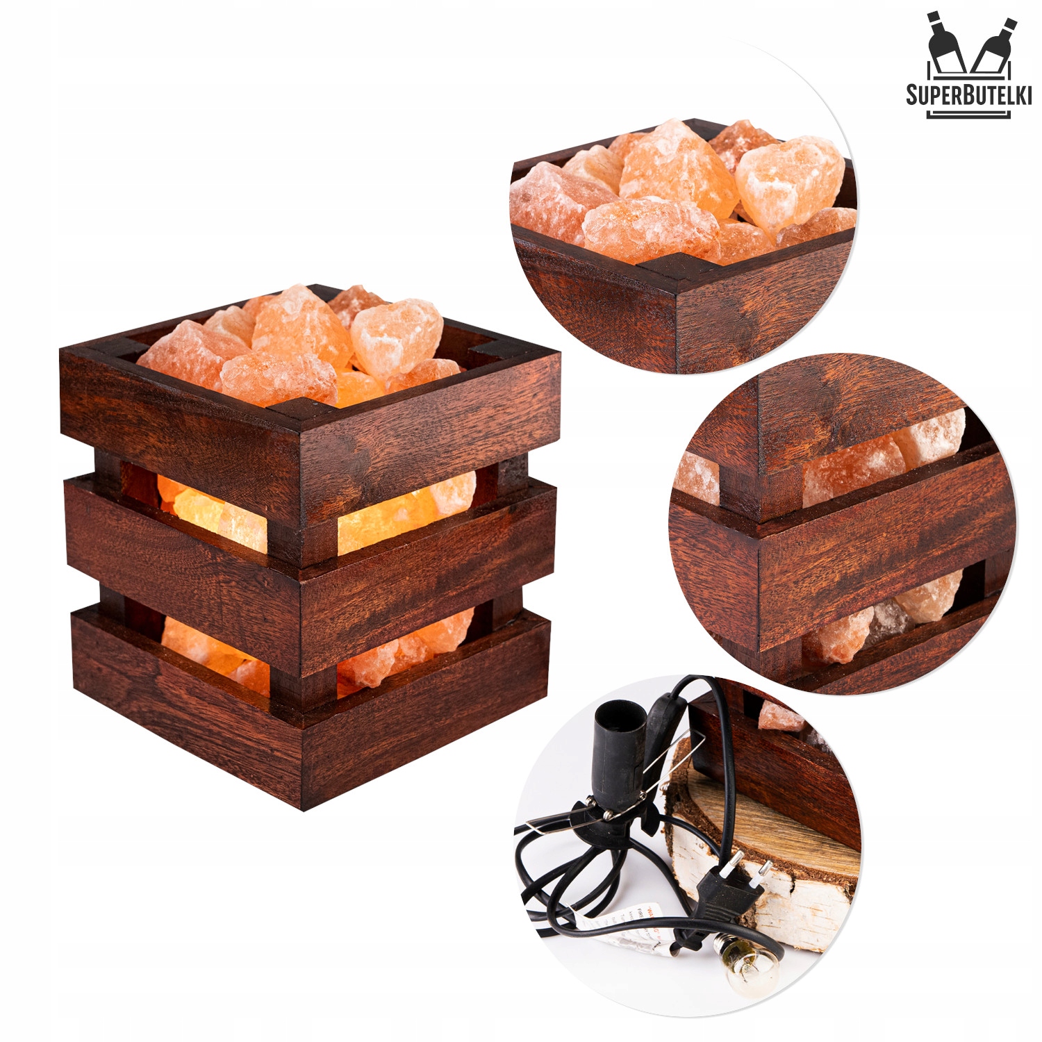 LAMPA SOLNA KOSZ HIMALAJSKA JONIZATOR POWIETRZA Kod producenta LAMPA_KOSZ