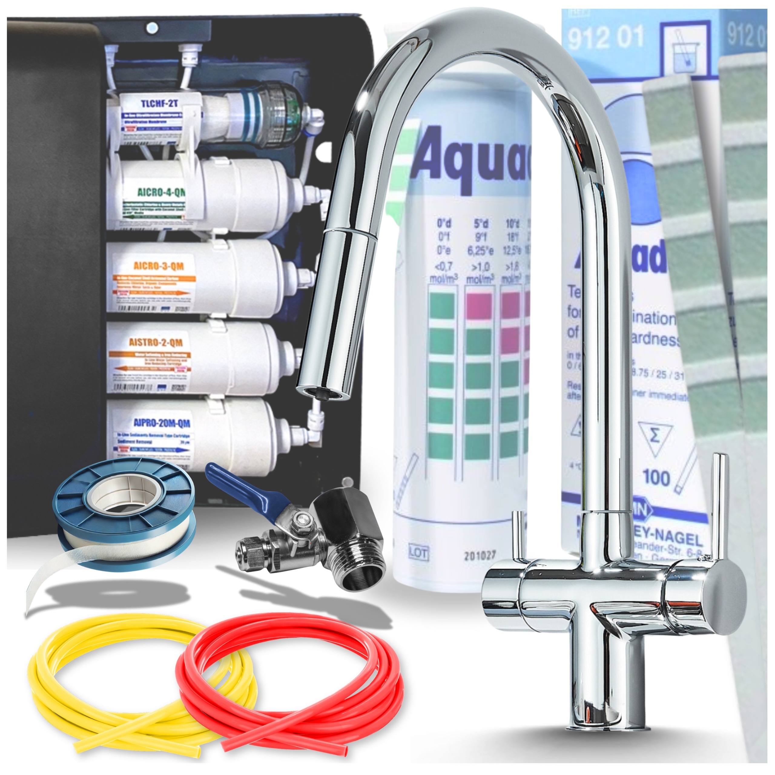 Systém změkčování čištění pitné vody pro domácnost Vyměnitelné náplně Set