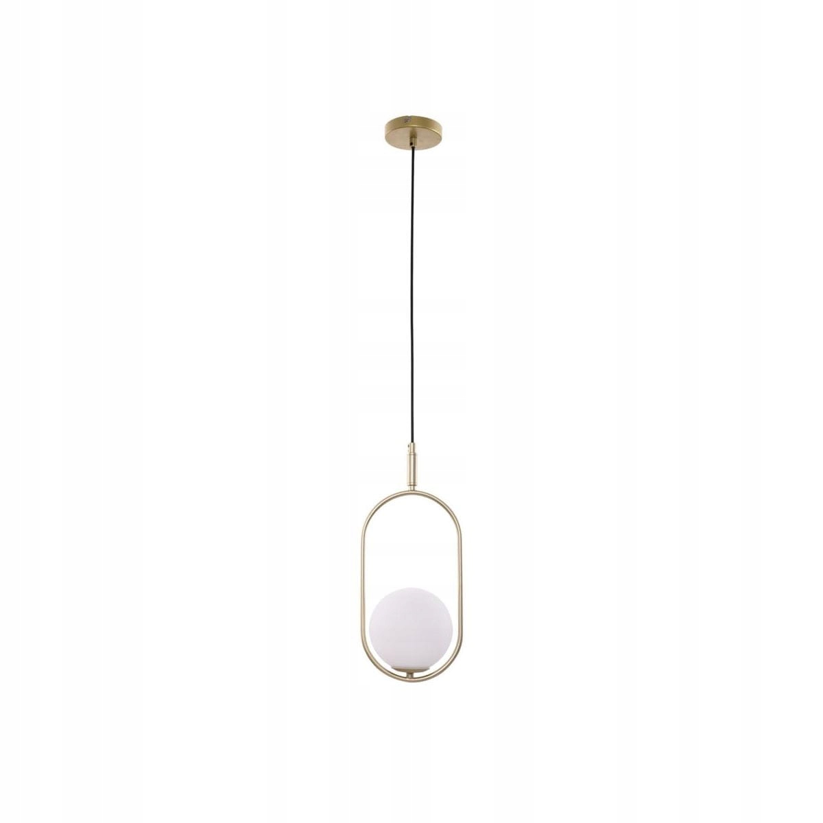 Lampa wisząca żyrandol Candellux Cordel zwis 1x28w g9 mosiądz