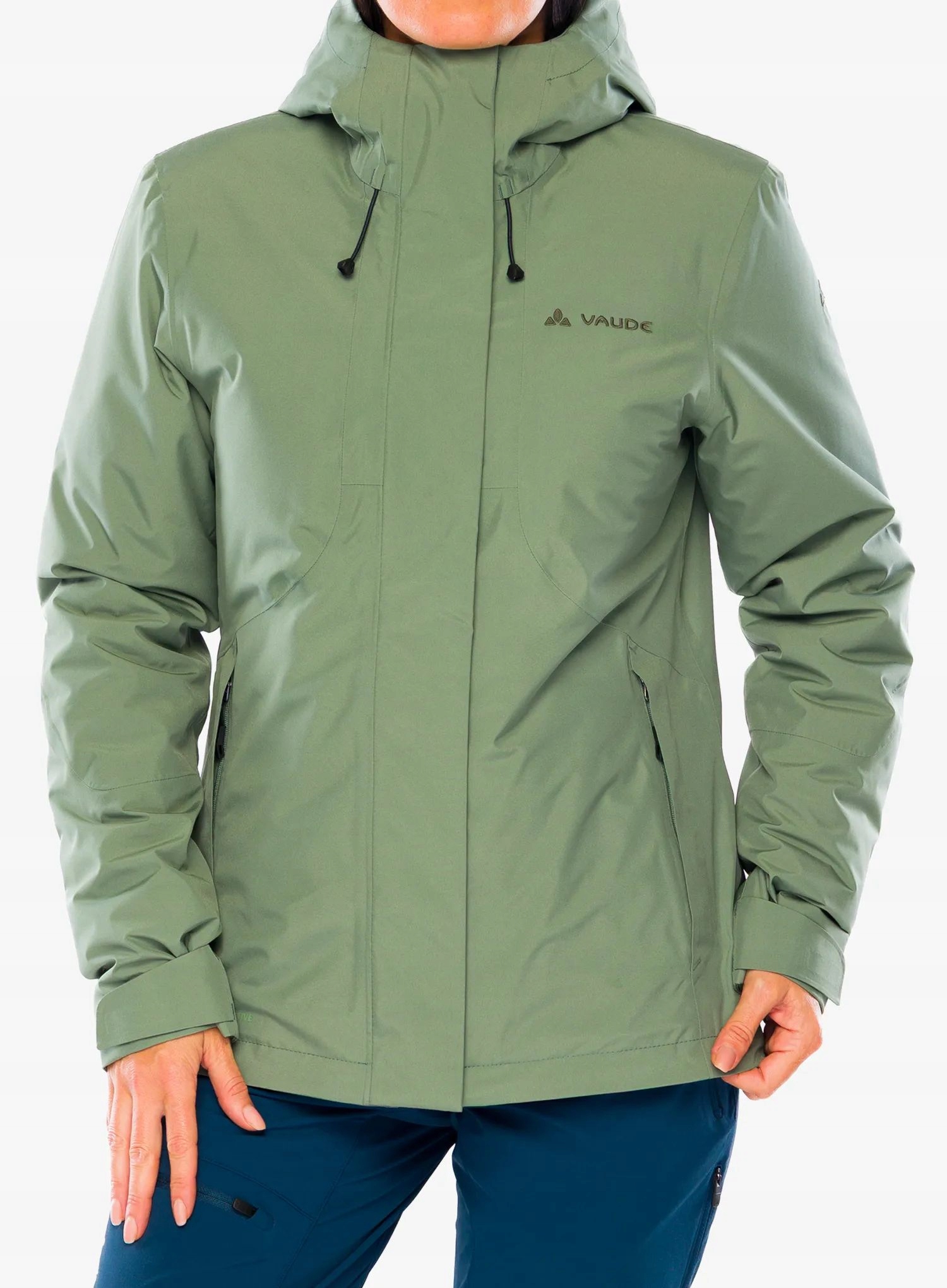 Dámská zateplená bunda Vaude Rosemoor Padded Jacket II agave 40 (M)