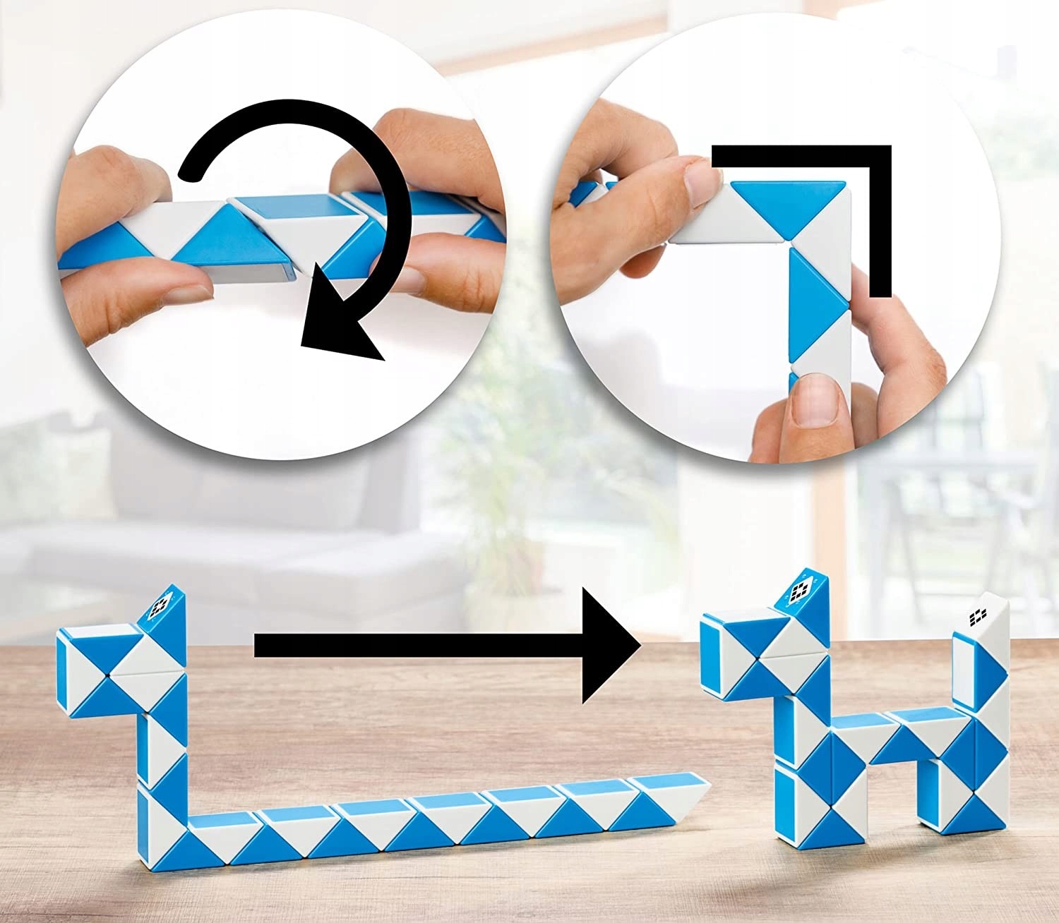 UKŁADANKA MAGICZNY WĄŻ MAGIC SNAKE ŁAMIGŁÓWKA Kod producenta wąż układanka