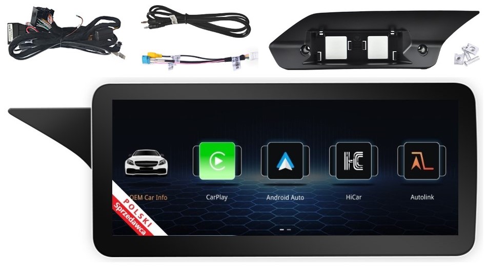 Monitor Mercedes E W212 Ntg 4.5 Linux Android Auto Carplay Rádio Navigace