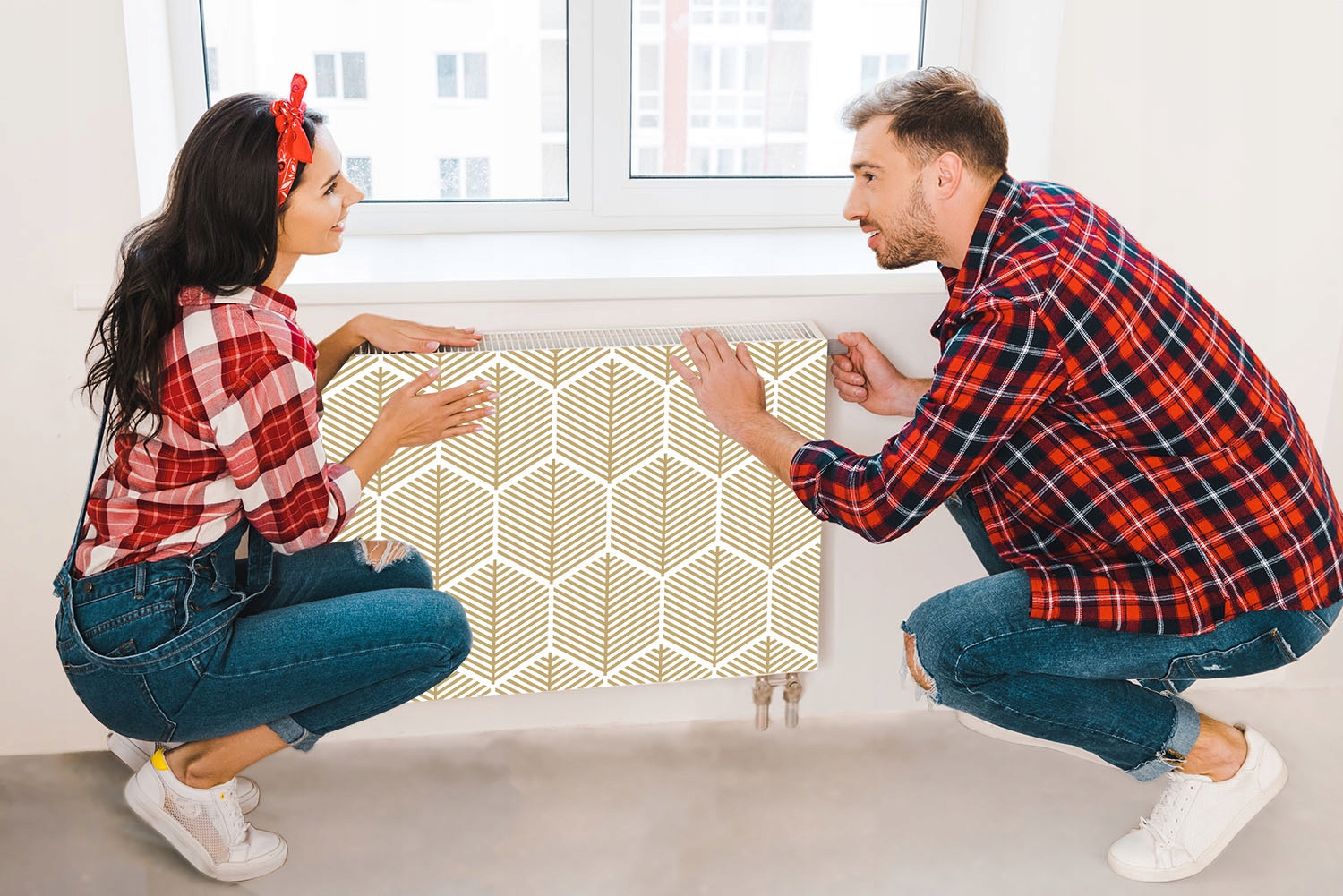 MAGNES MATA MAGNETYCZNA NA KALORYFER 100x60 WZÓR FOTOTAPETA Grubość materiału 1 mm