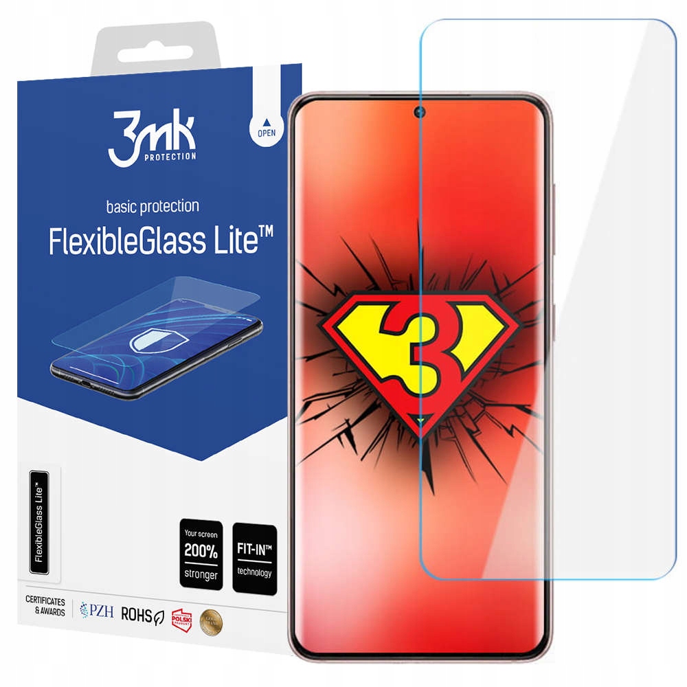 

Niepękające szkło hybrydowe 3mk Flexible Glass Lit