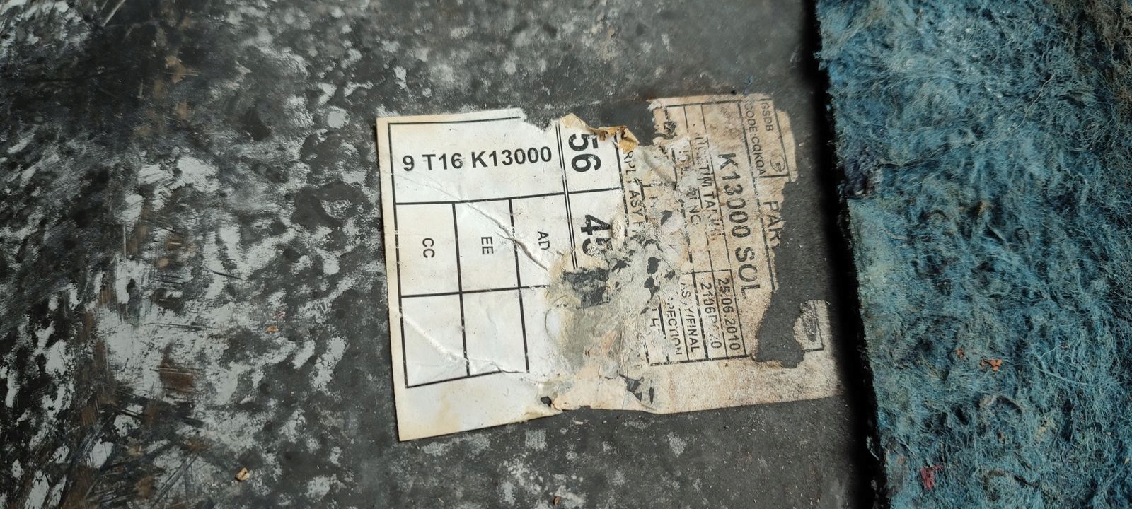 mats floor front Ford Transit Connect MK1 1,8 TDCI