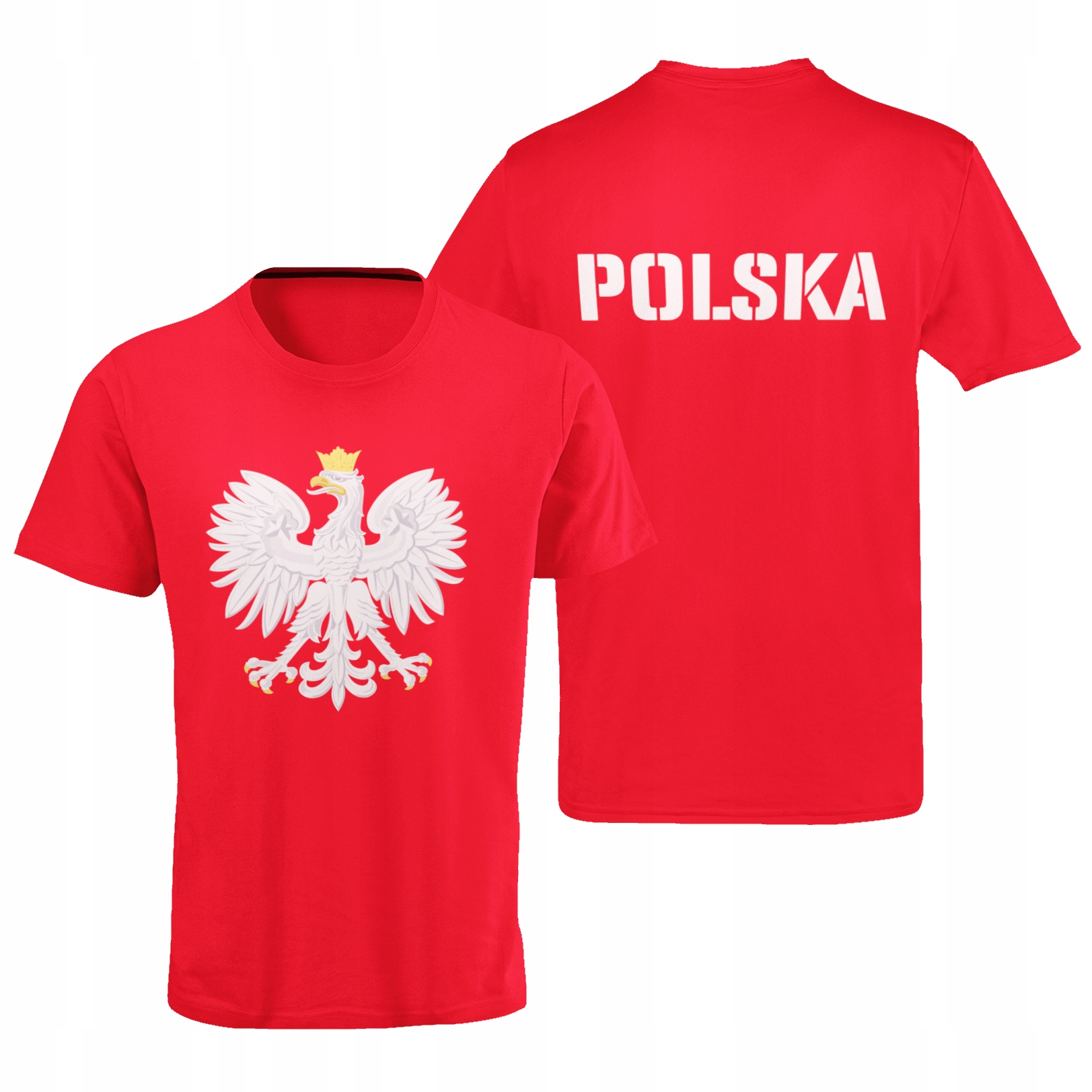 KOSZULKA MĘSKA POLSKA DLA KIBICA PATRIOTYCZNA