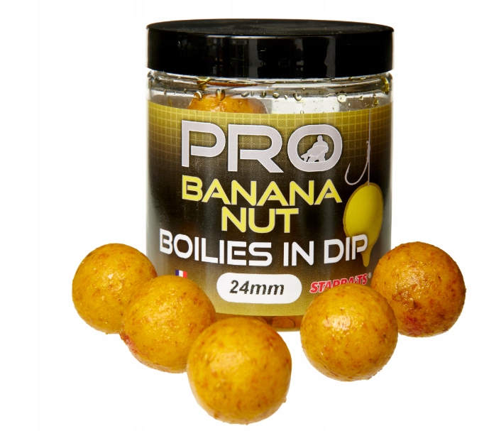 Starbaits Probiotic Banana Nut Kulki w Dipie 24mm 150g