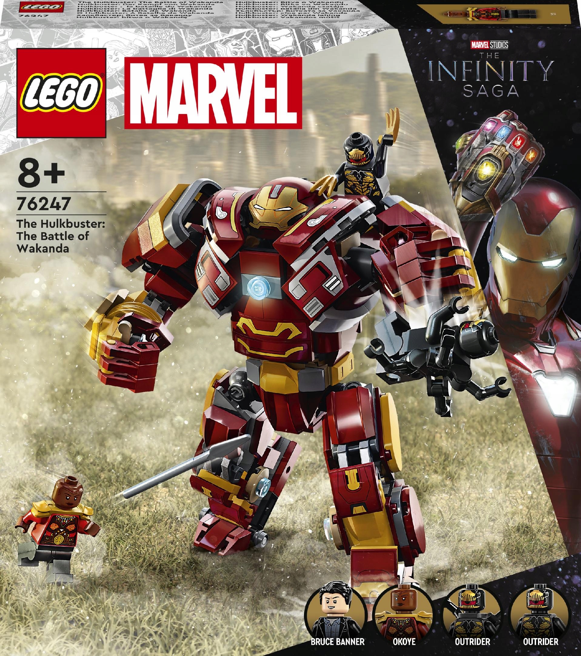 Lego Avengers Hulkbuster Pohyblivý mech 4 figurky 76247