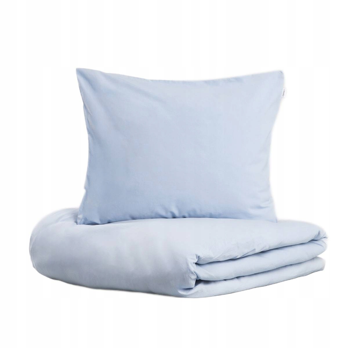 Posteľná Bielizeň Defla z pranej bavlny modrá 140x200 1*50x60 cm Homla