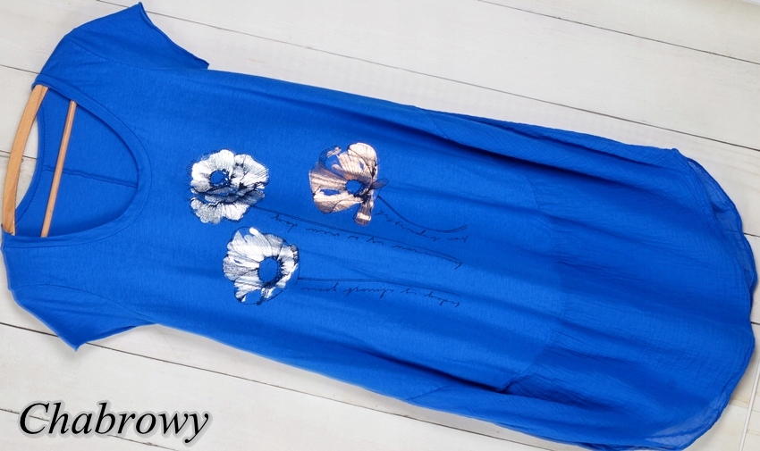 SUKIENKA tunika DRESOWA TUBA OVERSIZE MAKI 203 Długość midi