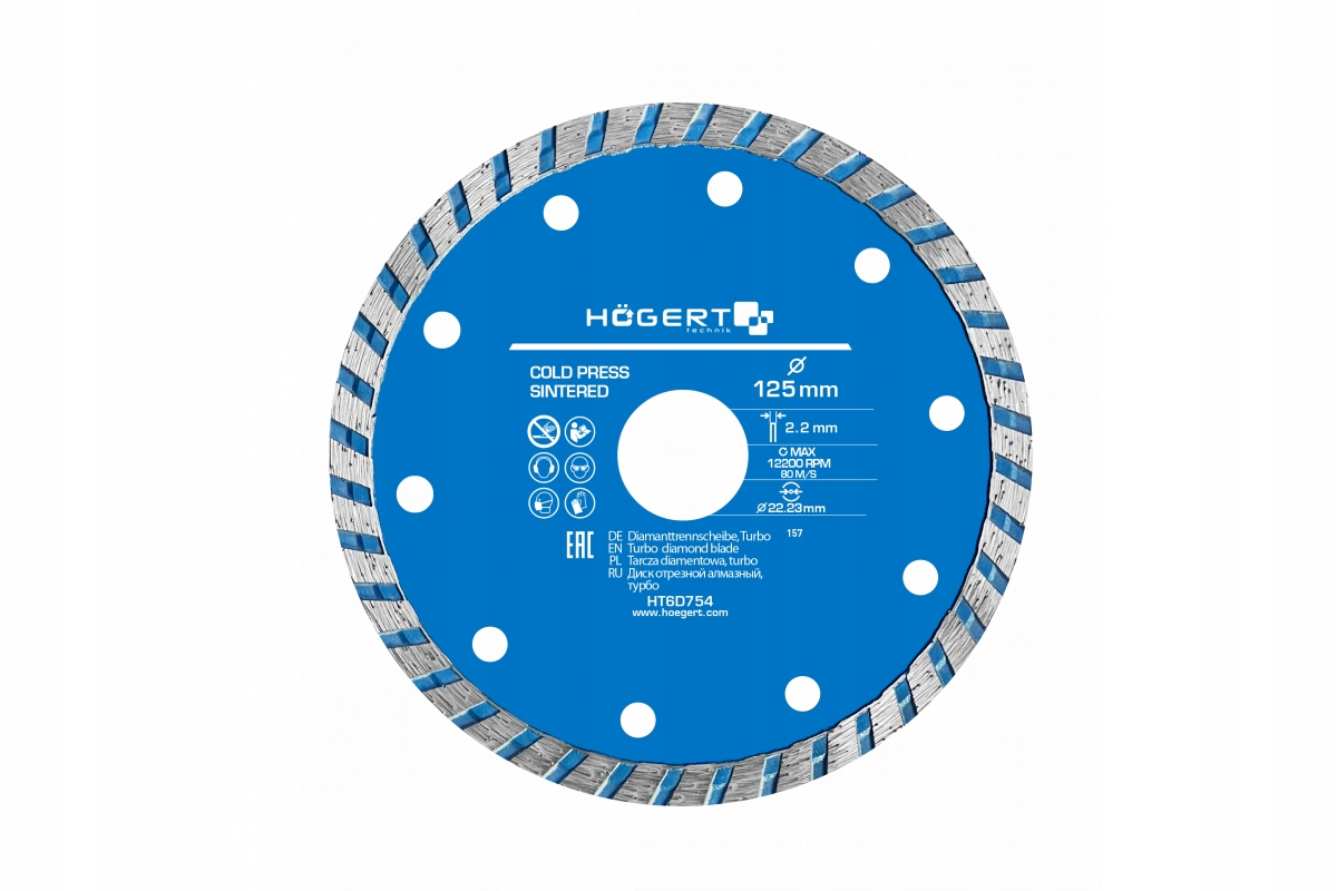 

Hoegert Tarcza Diamentowa 125x22,2/TURBO HT6D754