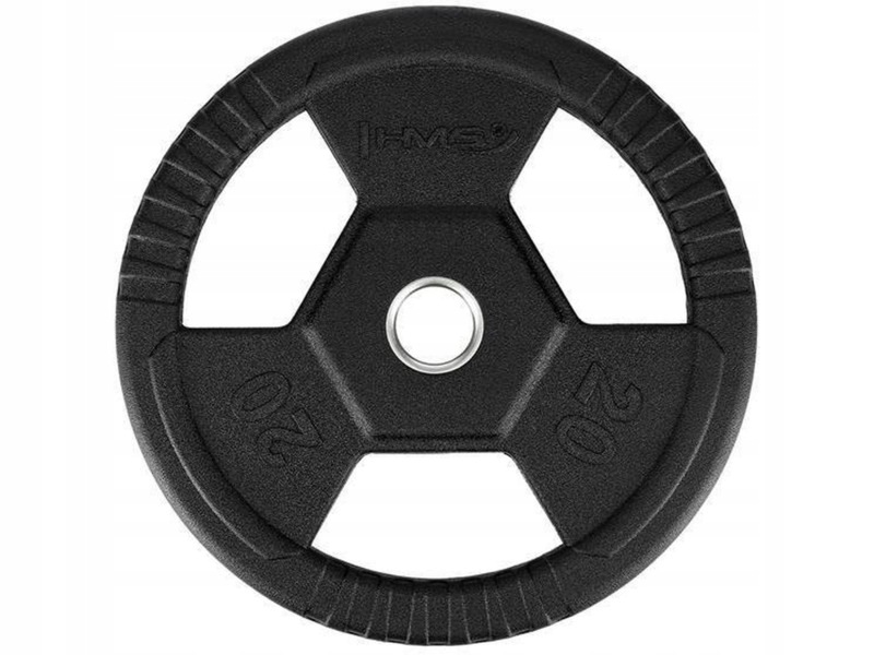 TOH20 Czarny Talerz Olimpijski Żeliwny 20 Kg Hms