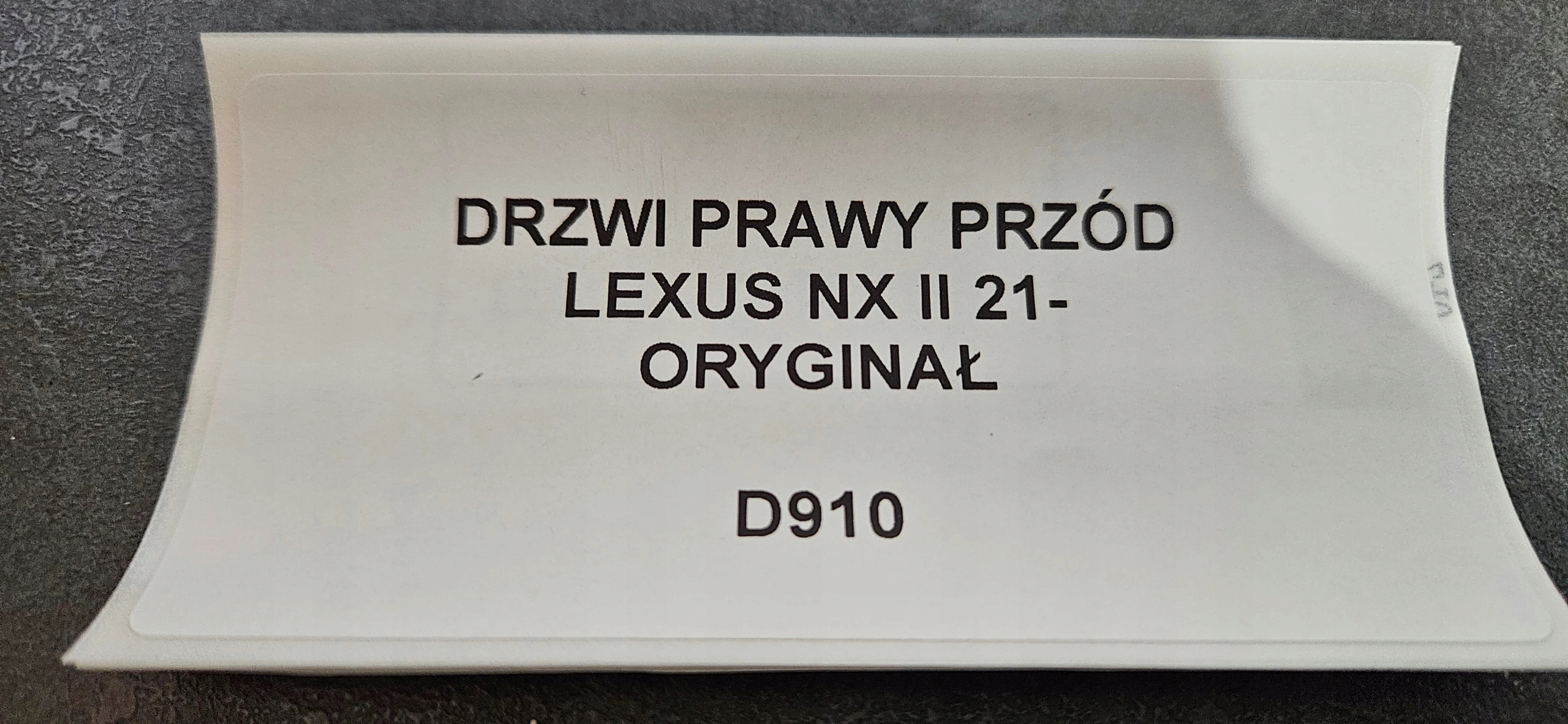 door right front moulding LEXUS NX II 21- original