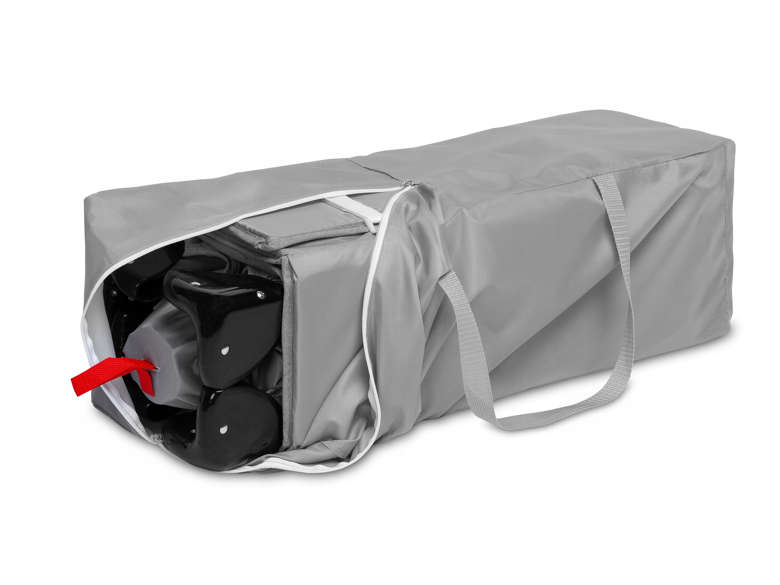 ŁÓŻECZKO TURYSTYCZNE DOSTAWNE DWUPOZIOMOWE OPUSZCZANY BOK TORBA KÓŁKA Stan opakowania oryginalne