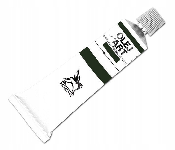 Farba olejna 60ml lak zielony ciemny Renesans NR69
