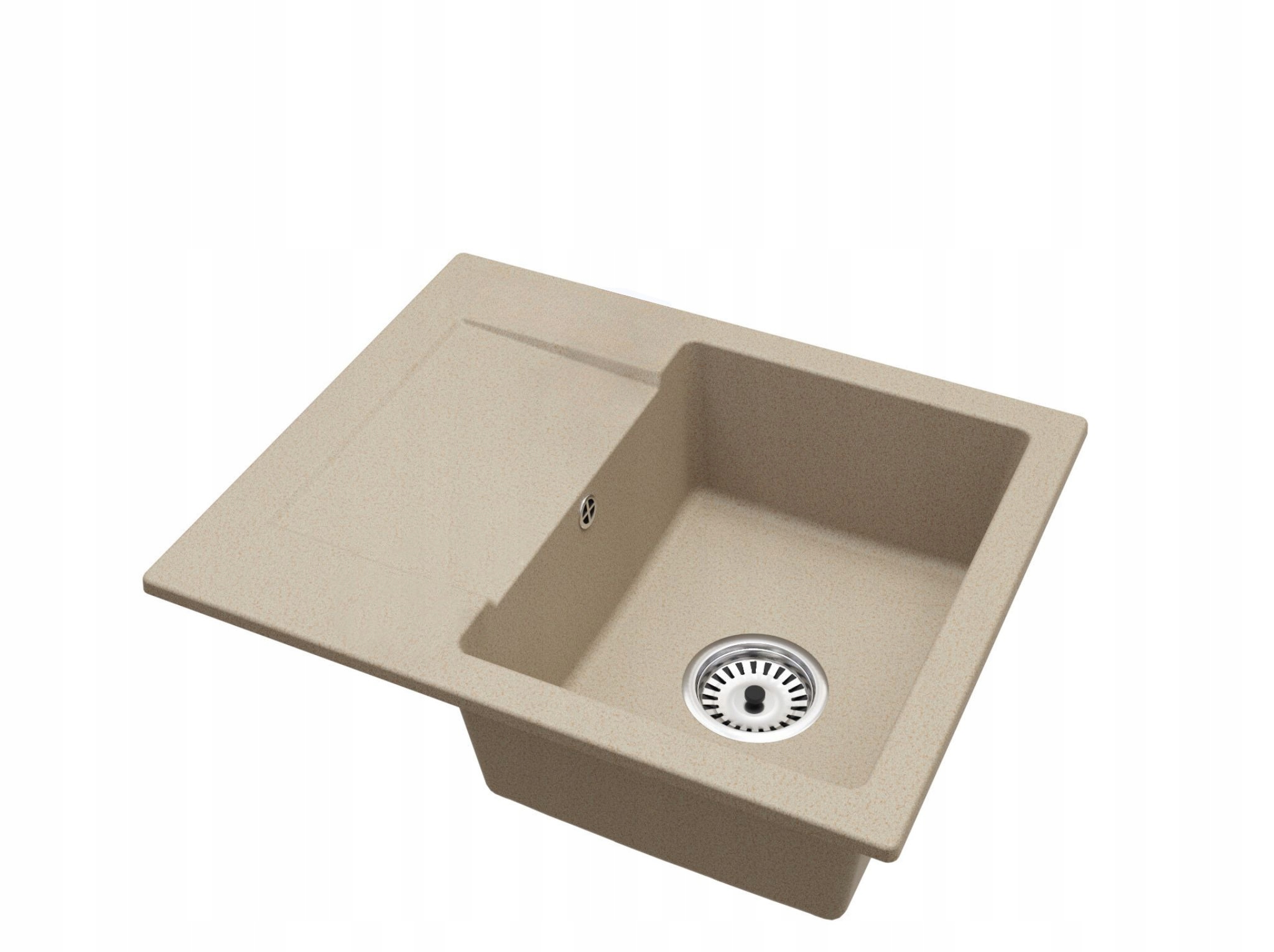 ZLEWOZMYWAK GRANITOWY JEDNOKOMOROWY DONZO + SYFON Materiał wykonania granit