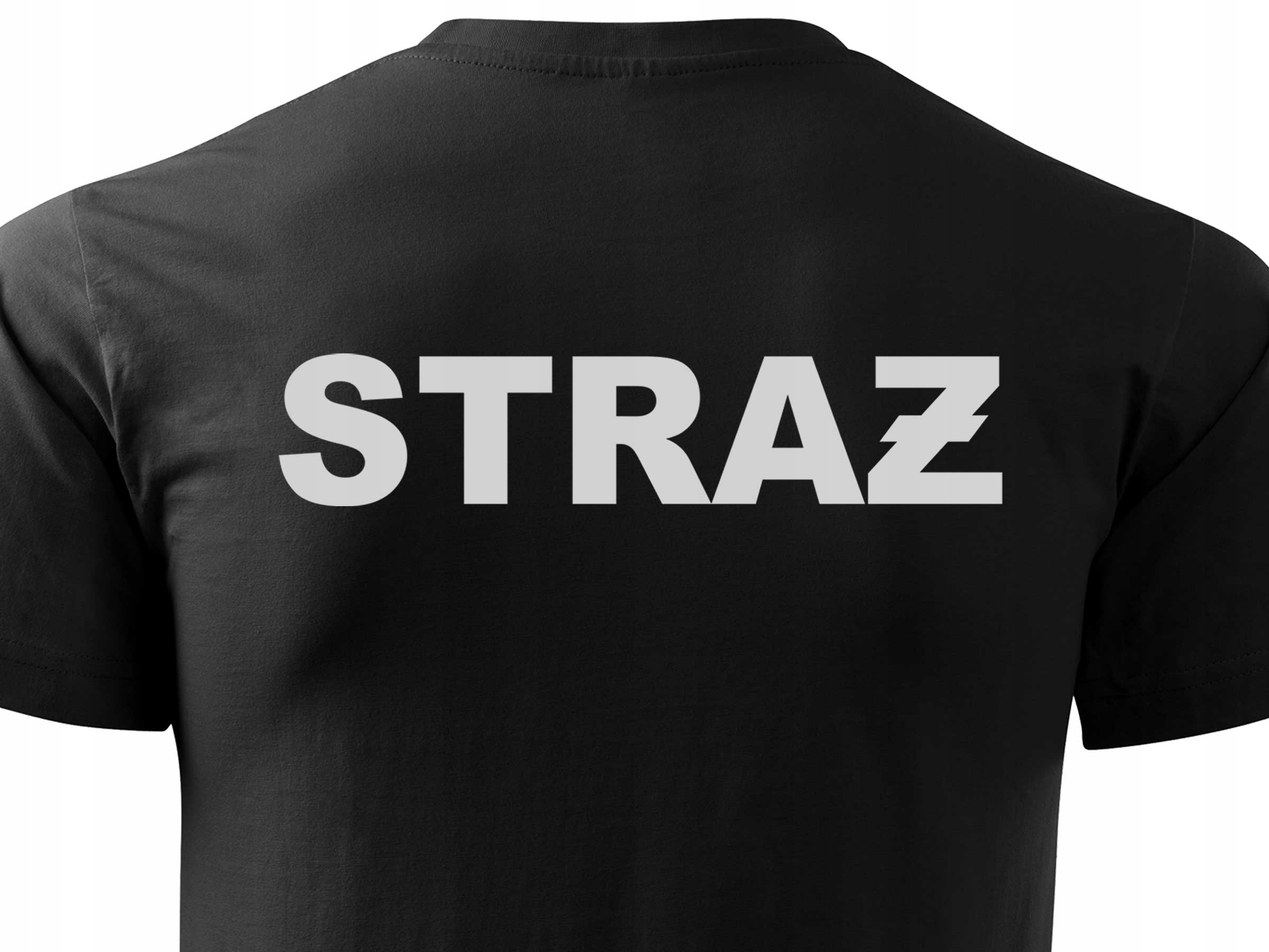

T-shirt Dla Strażaka Osp Nadruk Odblaskowy Straż