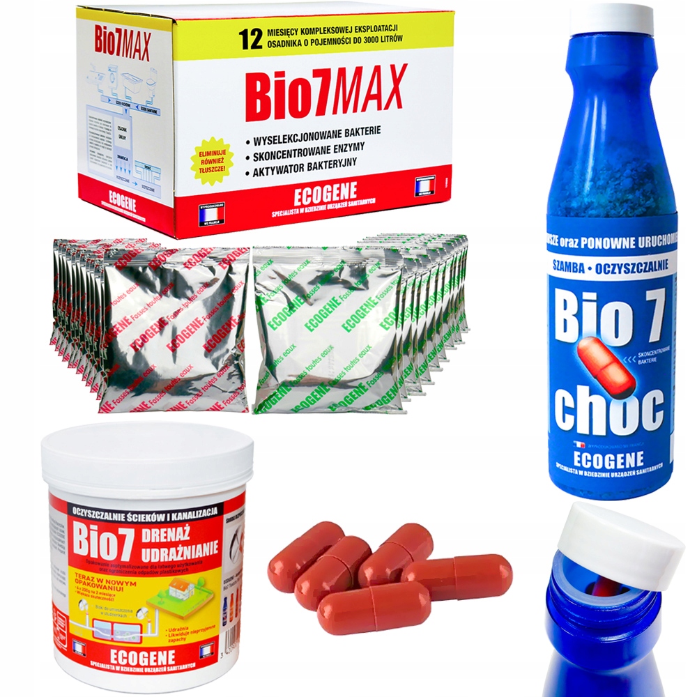 

Bio 7 Max 2kg Bio7 Choc Drenaż udraznianie