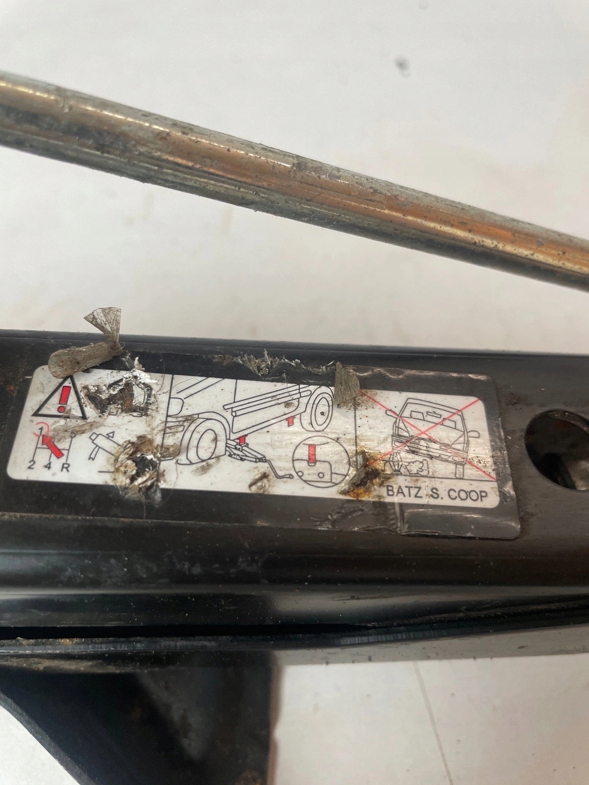gear lever lift Peugeot 1007