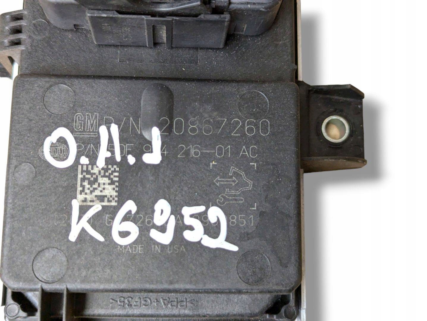 Module Pompe d’injection Opel Astra J 2011 20867260