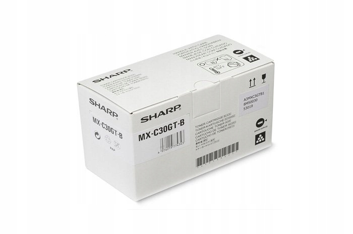 Originální černý toner Sharp MXC304WH (MXC30GTB,MX-C30GTB)