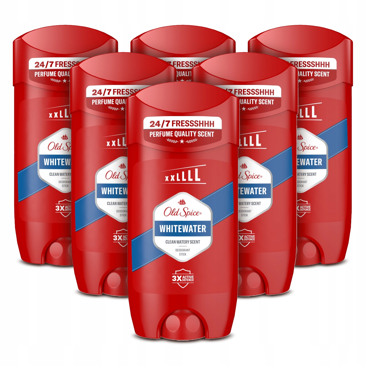 Zestaw Old Spice Whitewater Dezodorant w sztyfcie dla mężczyzn 85ml x6