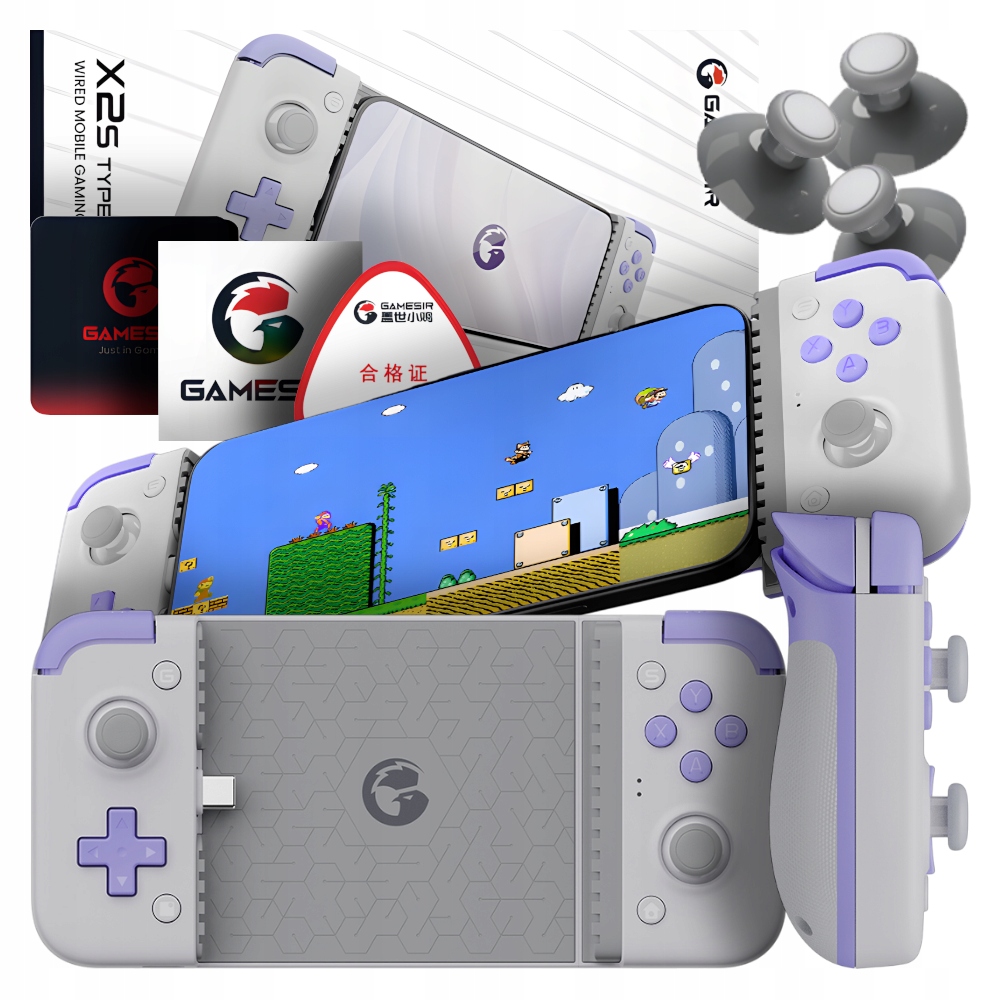 Mobilny kontroler Gamepad do gier GameSir X2s Type-C z efektem Halla Ios