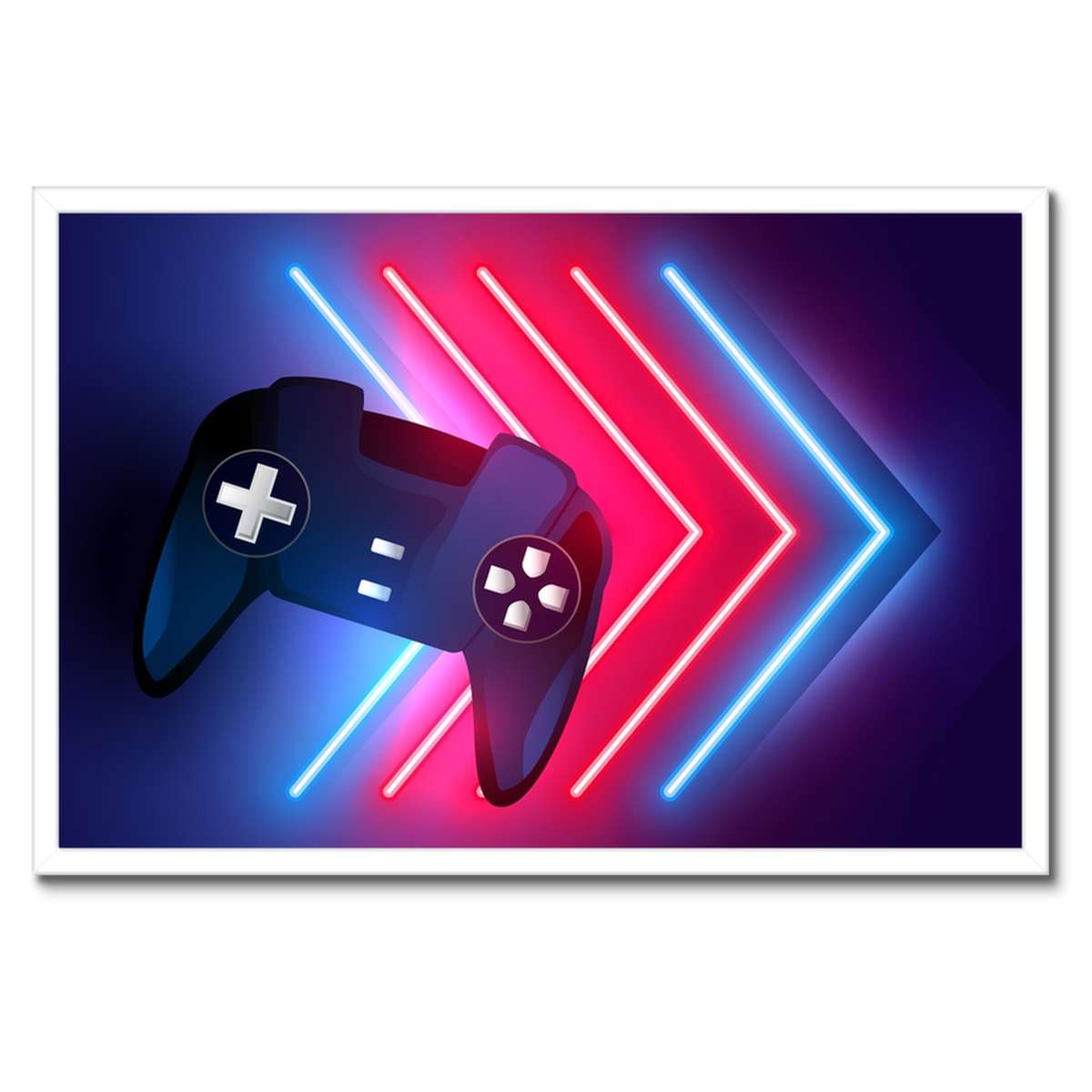 Plakáty v rámu 60x40 Game Gamer Joystick Pad