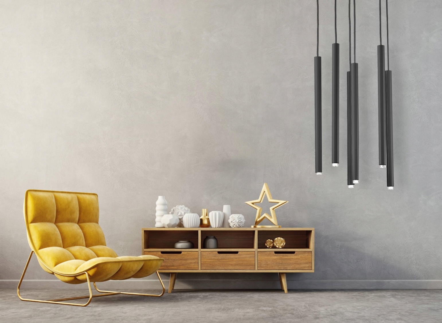 Smukła Nowoczesna LAMPA LASER SOPEL tuba LED 24mm Szerokość produktu 6 cm