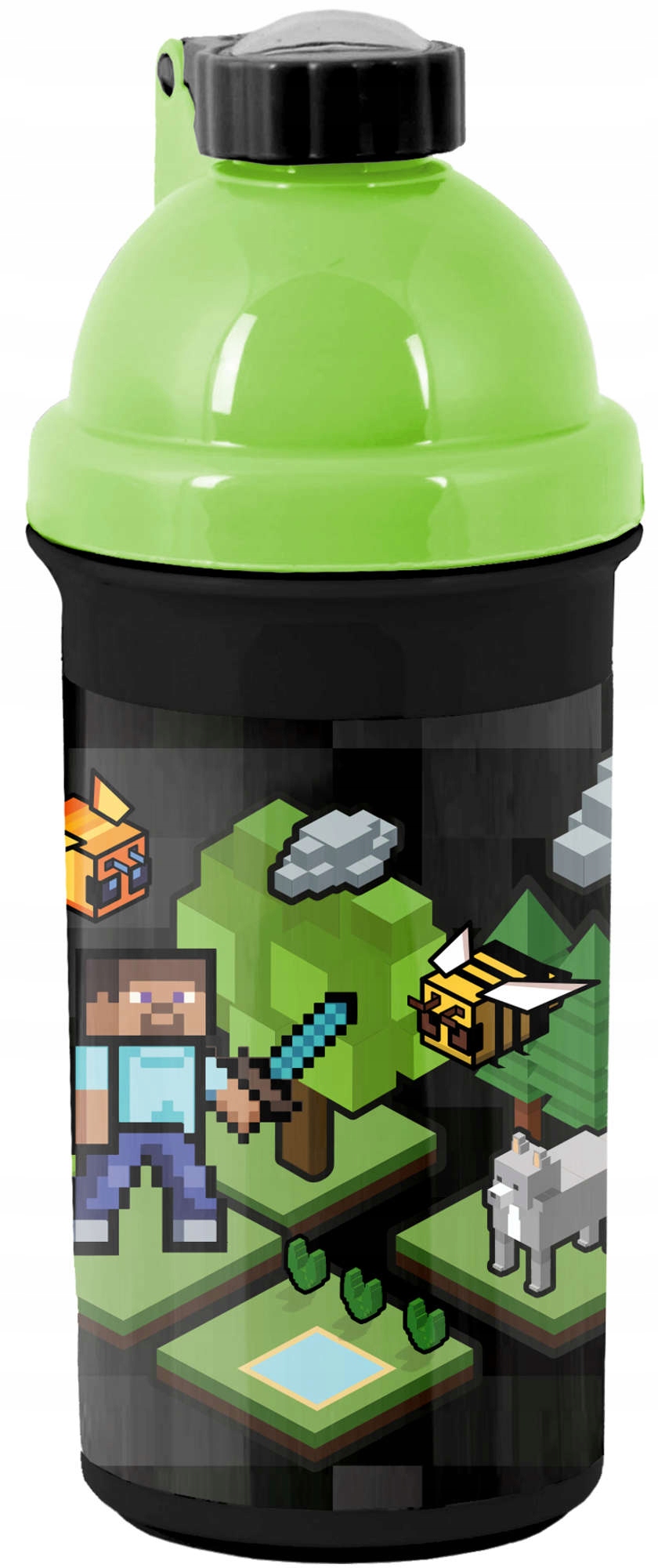 ZERSTAW 7ELEM TORNISTER SZKOLNY MINECRAFT GAME PIXEL TORNISTER MINECRAFT Płeć chłopcy dziewczynki