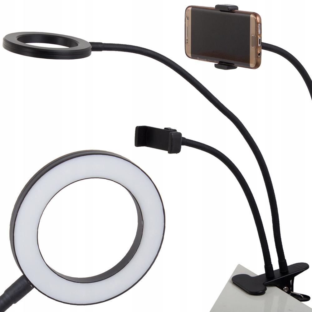 

Lampka biurkowa z klips uchwyt 24 Led do czytania
