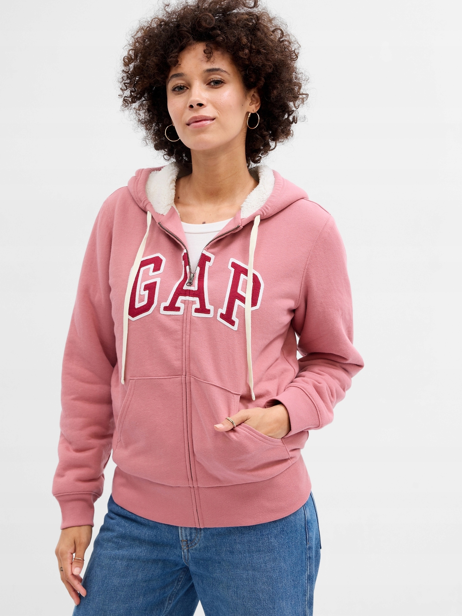 Gap Mikina s logem sherpa