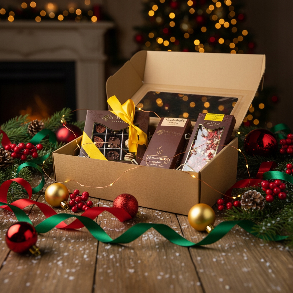 Dárek pro Mikulíka vánoční sada na pití Čokoláda M.Pelczar