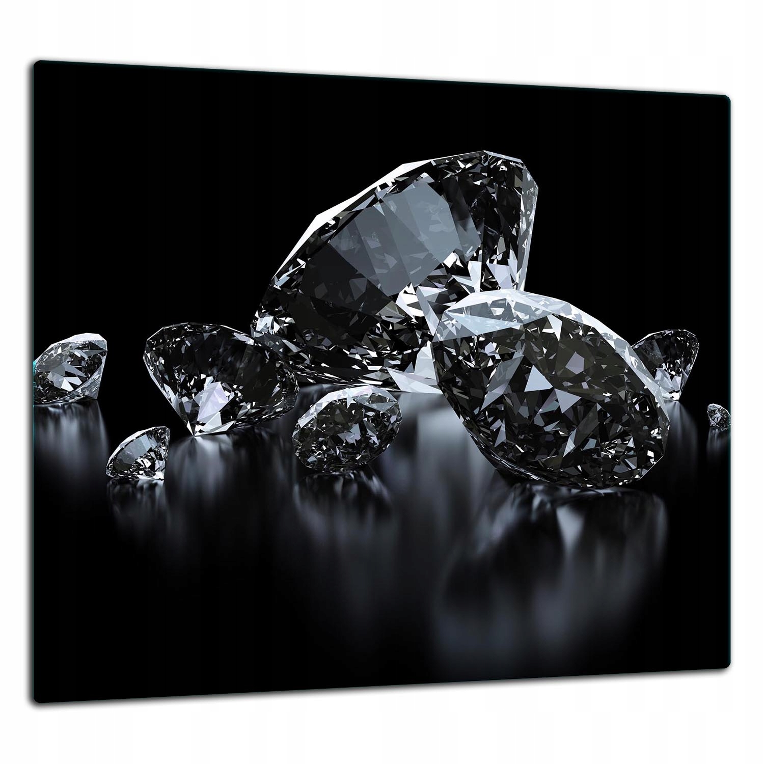 Skleněná Ochranná Deska Panel Lepidlo 65x60 Diamant Tvrzené sklo 7v1