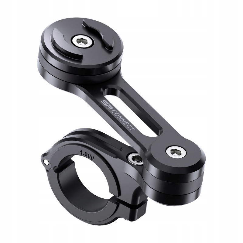 Čierny držiak na riadidlá motocykla Sp Connect Moto Mount Pro Spc+