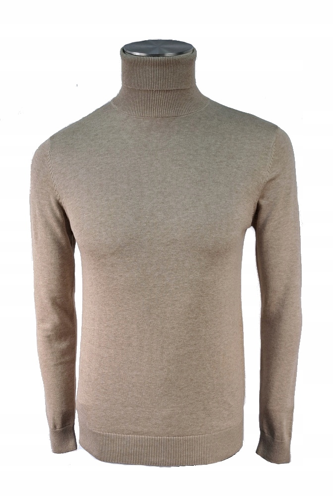 Rolák Pánský 100% Bavlna Jemná Béžová L