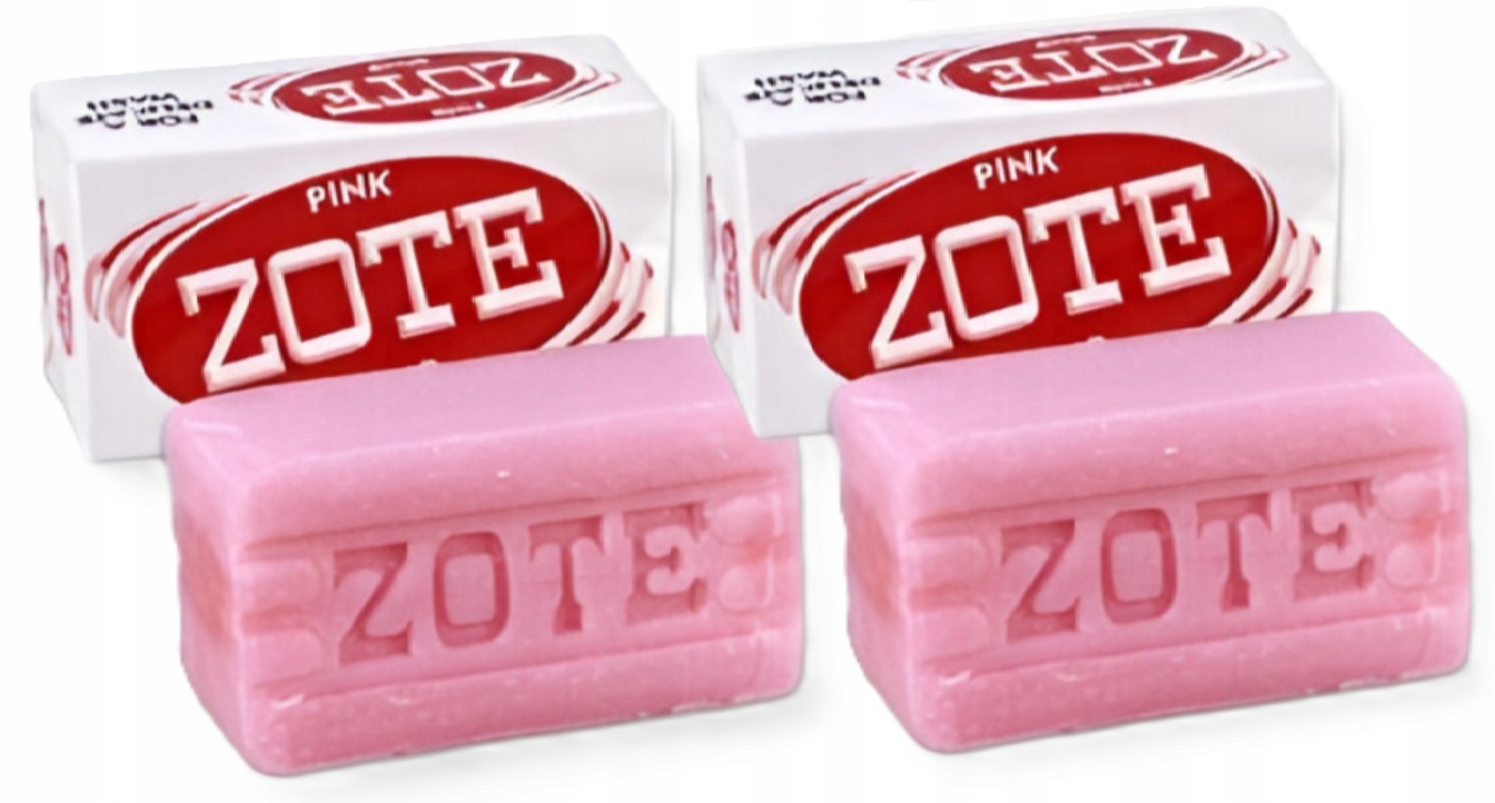 Levně Zote Prací mýdlo – růžová (2 x 400 g)