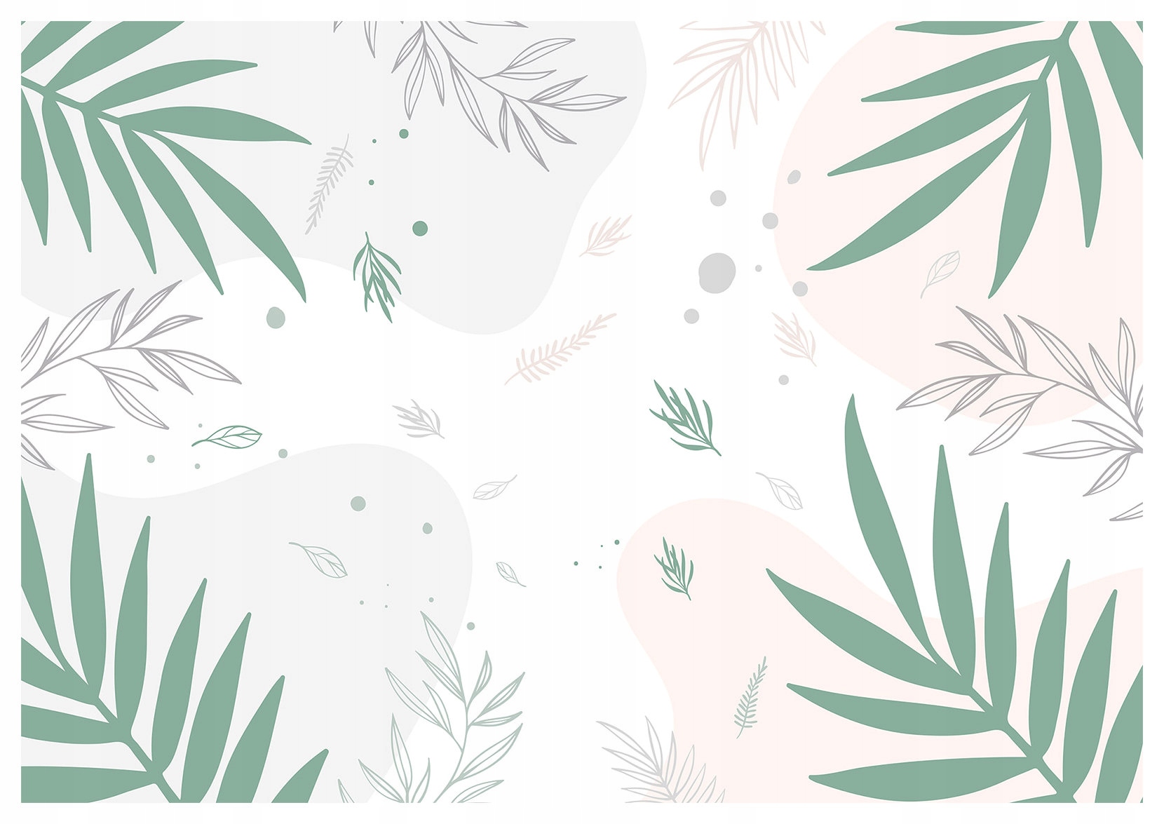 Fototapeta Tropické listy minimalizmus vinylová 368x254 lepidlo