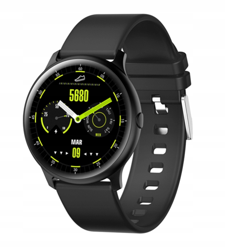 Smartwatch RUBICON RNCE61 Czarny z Gumowym Paskiem Marka Inna